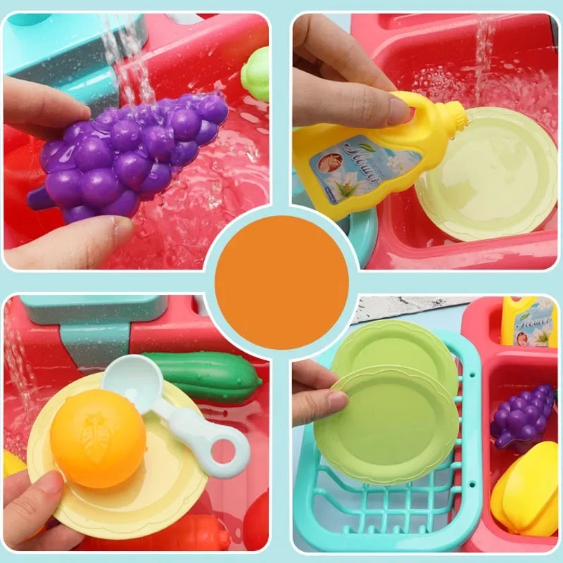 Set Wastafel Plastik Mainan Da - Kids Outdoor Kitchen Accessories ulasan dan harga
