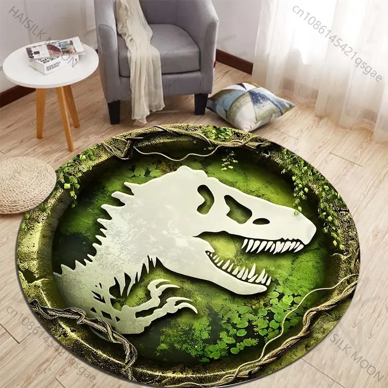 Karpet Bundar Gambar Dinosauru - Kids Outdoor Area ulasan dan harga