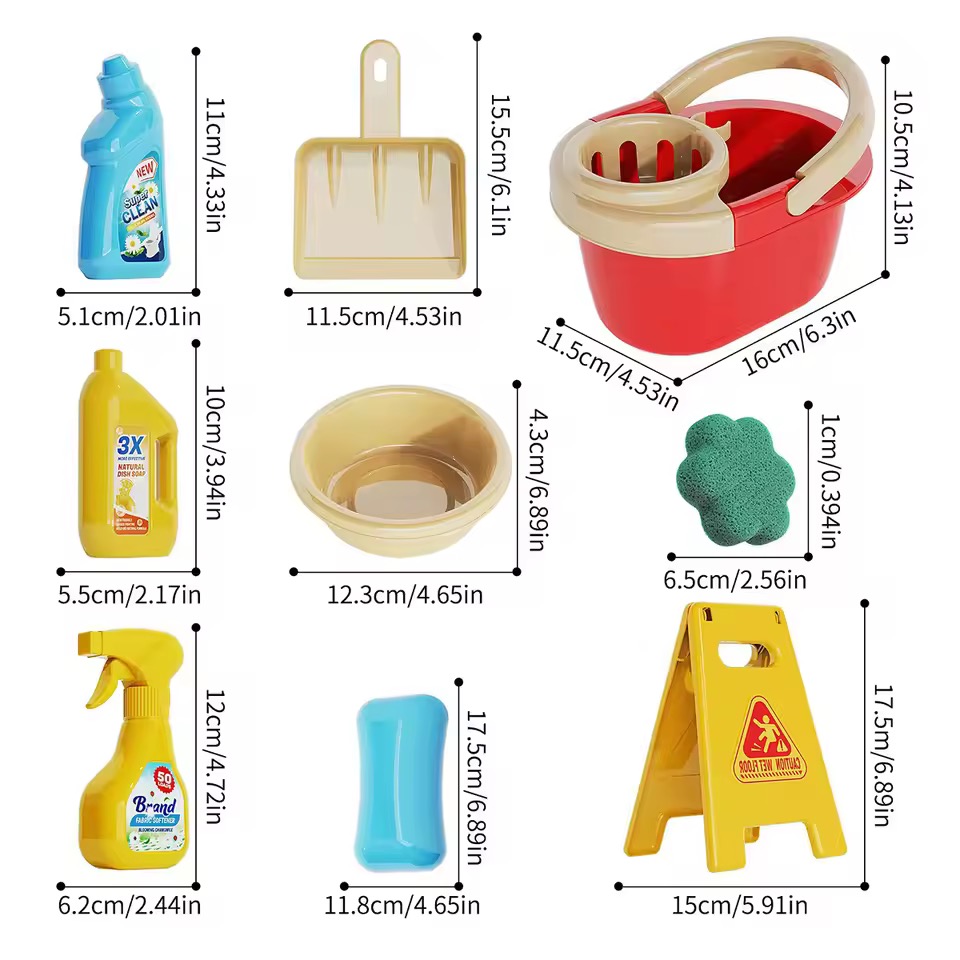 Mainan Bermain Peran Anak-anak - Kids Outdoor Broom ulasan dan harga