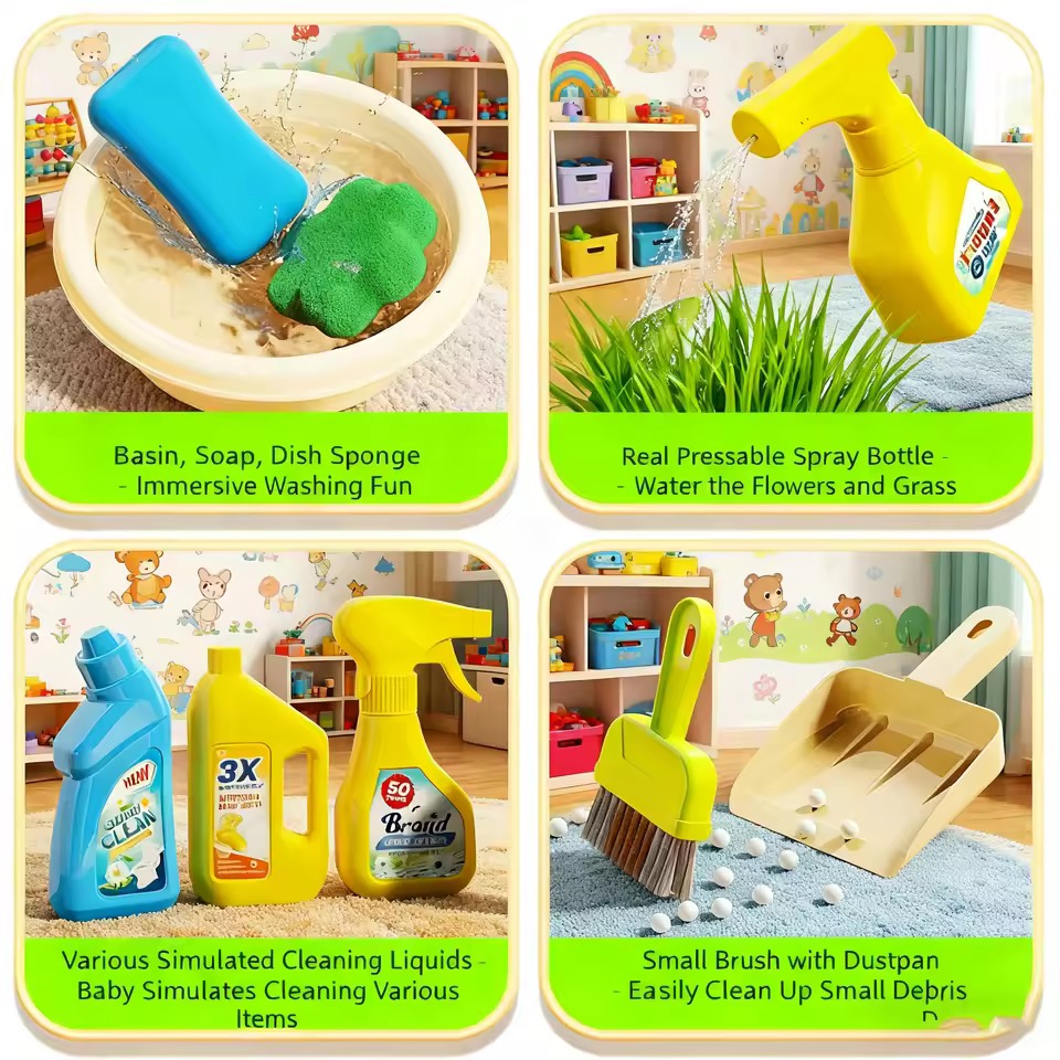 Mainan Bermain Peran Anak-anak - Kids Outdoor Broom ulasan dan harga