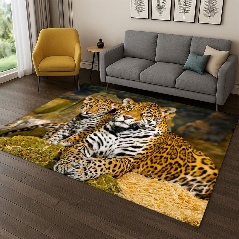 Karpet Hewan Binatang Cheetah  - Kids Outdoor Area ulasan dan harga